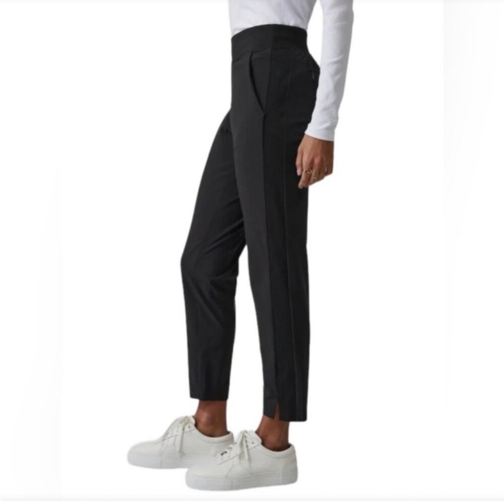 Athleta Brooklyn Ankle Pant In Black Size 4P - Picture 3 of 16